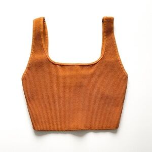 Babaton Sculpt Knit Tank (Burnt Orange)